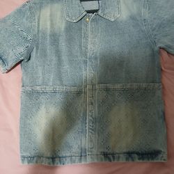 Louis Vuitton Jeans Shirt Sz Medium 