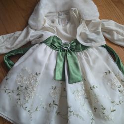 18-month girls fancy / Easter Dress With Jacket