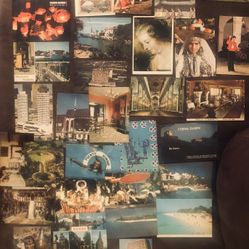 30 Different Country Vintage Postcards-Most Are Unused 