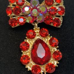 Vintage “Ruby Red” Pin/Brooch - WEAR YOUR STORY
