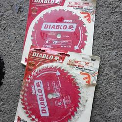 Diablo Circular Saw Blade 6" $20 Each
