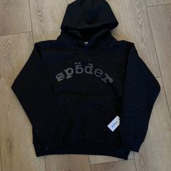 Sp5der Vvs black hoodie