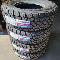 265 75 16 OTANI ALL TERRAIN TIRES SILVERADO SUBURBAN AVALANCHE TAHOE SIERRA F150 RAM
