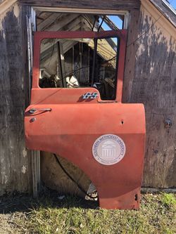 Methodist university fire truck door