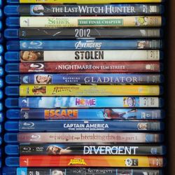 Blu-ray Movies $3 Each 