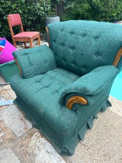 Regal Green Armchair