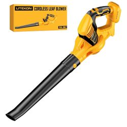 I Wireless leaf blower for a maximum battery of 20 V, electric leaf blower up to 400 CFM with infinite variable speed, battery operated, perfect for t
