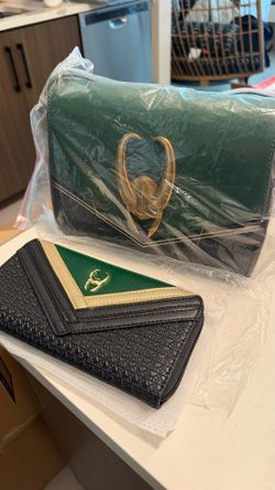 Marvel x Loungefly Loki Purse and Wallet Set