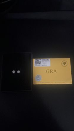 6mm Round Moissanite Stud Earrings💎 GRA Certfied✅