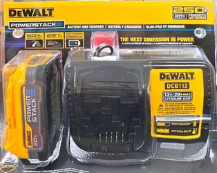 Dewalt 20v 1.7 ah battery and charger