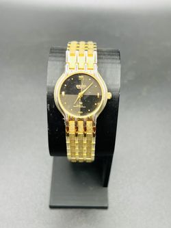 VINTAGE Seiko Sq 18k Gold Electric Plated