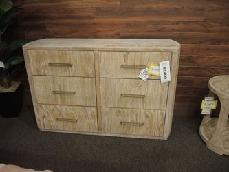 Perennial Home Blanco 6 Drawer Dresser - Natural White | Chest Of Drawers | Bureau
