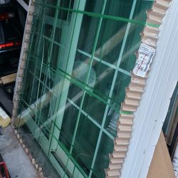 Double pane gas filled picture window 
Brand new.
