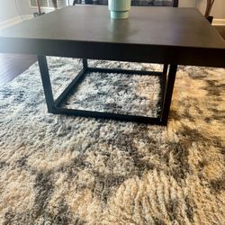 Modern Stone Table Two End Tables 