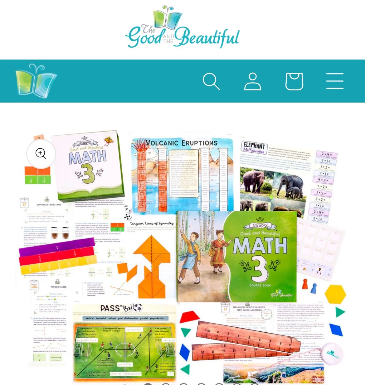The Good and The Beautiful Math 3