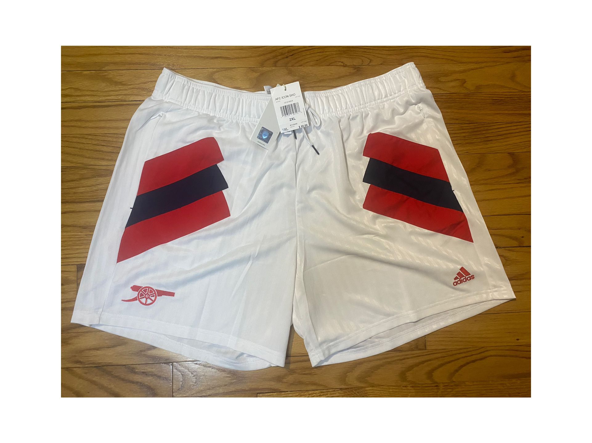 ADIDAS ARSENAL ICON SHORT MEN’S Size 2XL New With Tags! 
