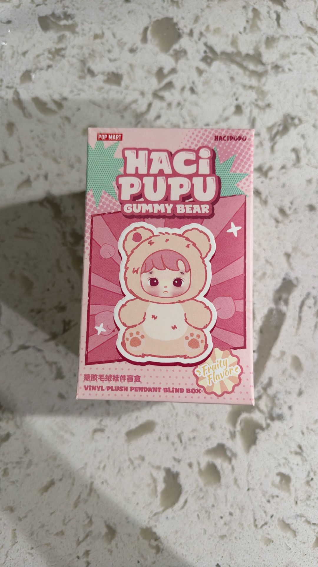 Hacipupu Gummy Bear Vinyl Plush Pendant (PEACH)