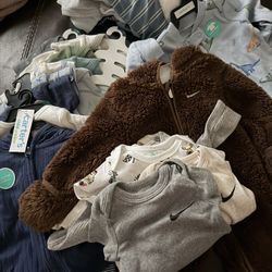 baby Clothes Diapers & Bassinet 