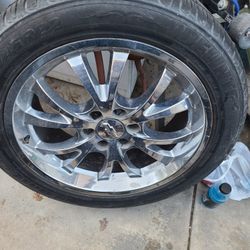 Stock OEM Chevy 22s Good Tires