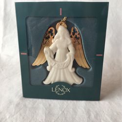 Vintage Lenox Angel gold wings "Angel of Joy" aNIB