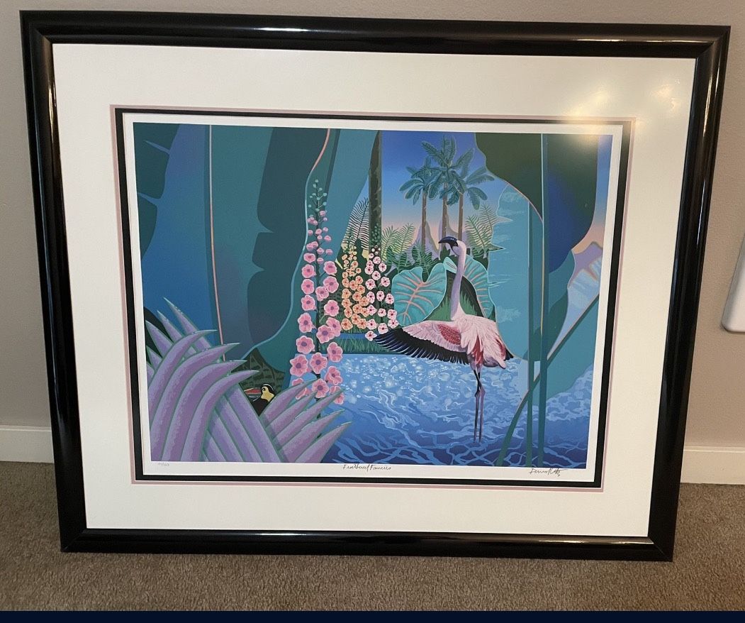 “Feathered Fancies” Limited Edition Print by David Utz.