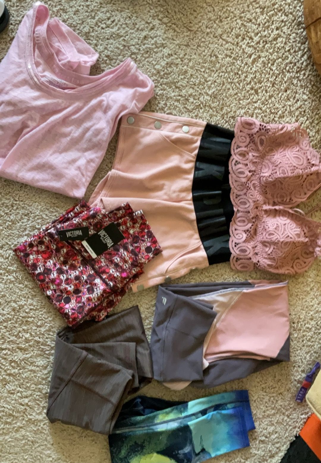 Victoria's Secret Selection Blanket, Shorts, Spray