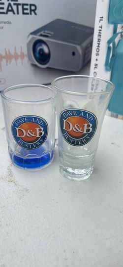 Shot Glasses Dave And Busters 