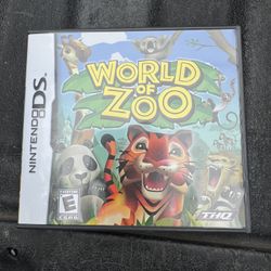 World Of Zoo DS 2009 Nintendo 
