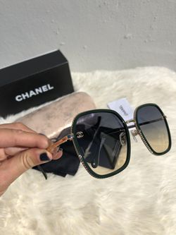 Chain NEW Design Chanel Sunglasses in deep dark green color for Sale in  Florida City, FL - OfferUp