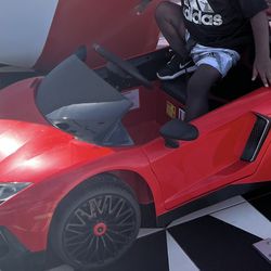 Kids Lamborghini (Red) Electric Car