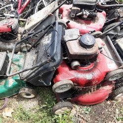 9 Or 10 Lawn Mowers Some May Just Need Gas And A Little TLC