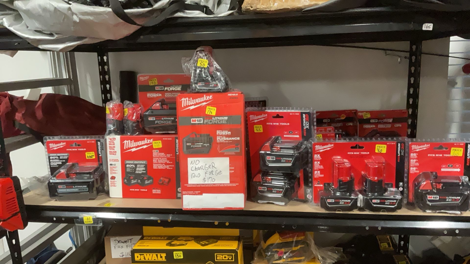 Milwaukee  M12/m18 Batteries & Charger& Bag