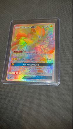 Pokemon Cards SM Lost Thunder Zeraora GX Secret Rare
