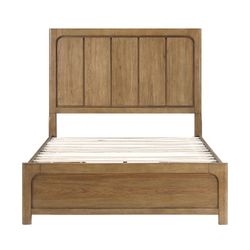 Brand New Light Brown Queen Storage Bedframe