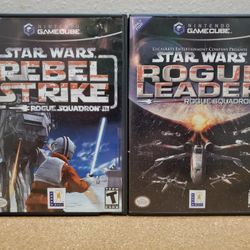 Like New Nintendo GameCube Star Wars Video Game Lot (Bundle). No Offers!!