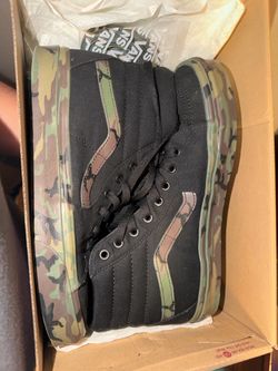 Vans SK8-Hi Black Camo High-Top Sneakers