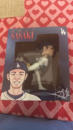 Roki Sasaki LA Dodgers Bobblehead Figure