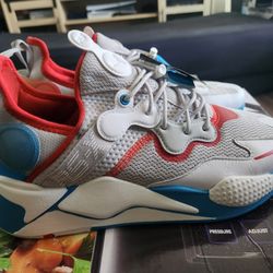  PUMA RS-X T3CH RIZE Glow In The Dark Running Sneakers  Shoes Size 8 Mens