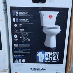 $89 Highline Arc 12 in. Rough In 2-Piece 1.28 GFP Single Flush Round Chair Height