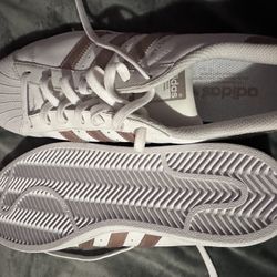 brand new! superstar adidas shoes. size 11 in women - 9.5 in men