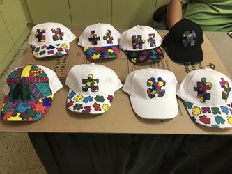 Custom LED Autism Awareness hats
