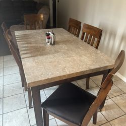 Kitchen Table, Chairs, Buffet Table