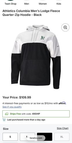Columbia A’s Quarter Zip