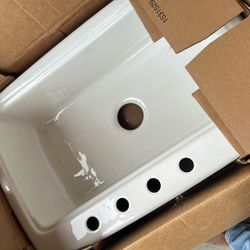 New Kohler Cape Dory Cast Iron Kitchen Sink 33”