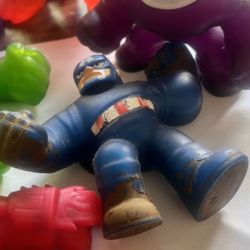 Heroes Of Goo Jit ZuAction Figure Squishy Rubbery Lot Of 9