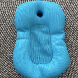 Blue Baby Bath Cushion