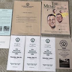 1996 Memorial Golf Tournament Lot 