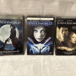 Underworld Underworld: Evolution Cold Creek Manor DVD UNTESTED 