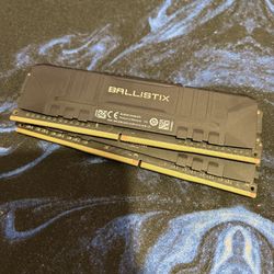 Micron Ballistix DDR4 16GB (2x8) 2400 Ram