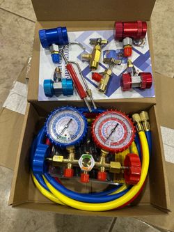New ac 3-way Gauges for R1234YF & R134a, R22